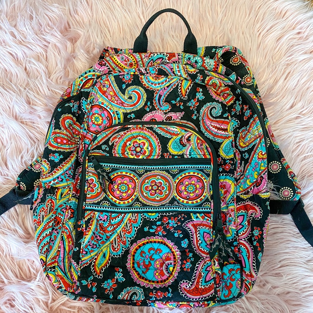 Vera Bradley Parisian Paisley Campus Backpack
